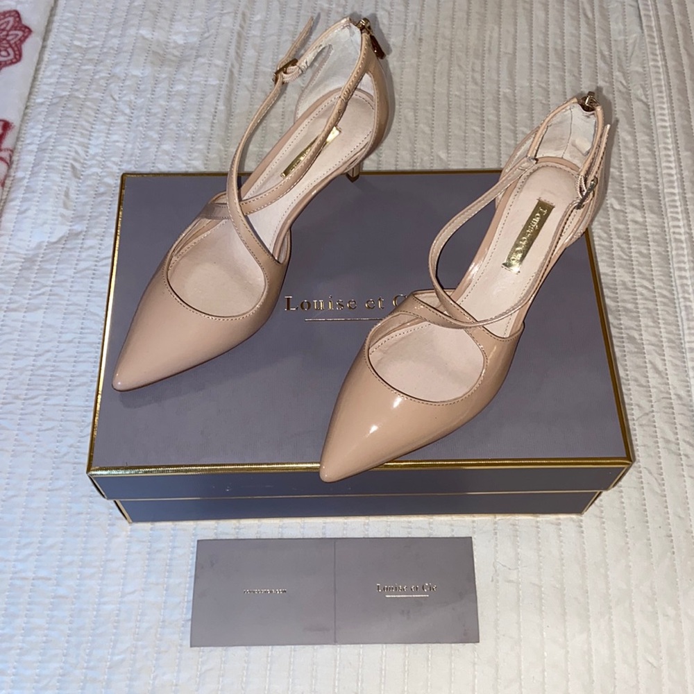 Louise et Cie Jena Heels - 6 1/2 M - begonia, soft cow patent